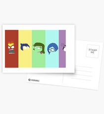 Inside Out Minimalist Postkarten