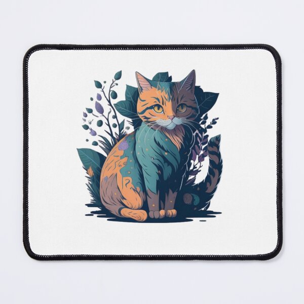 Item preview, Cute Cat Illustration in Studio Ghibli Style | 3D Vector Art designed and sold by MediaPOX.