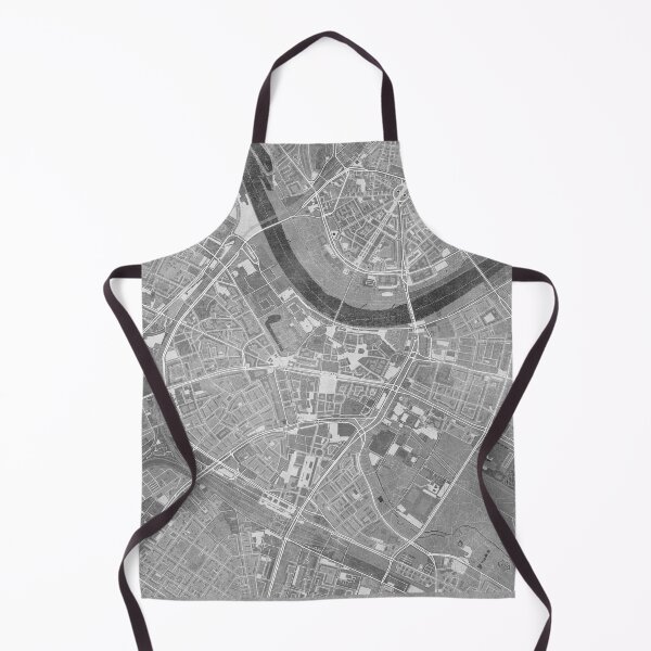 Item preview, Map of Dresden downtown (Germany) in gray vintage style designed and sold by blursbyai.