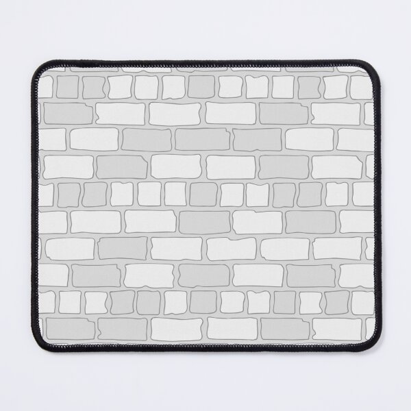 Item preview, White Brick Seamless Pattern designed and sold by PotluckPrints.
