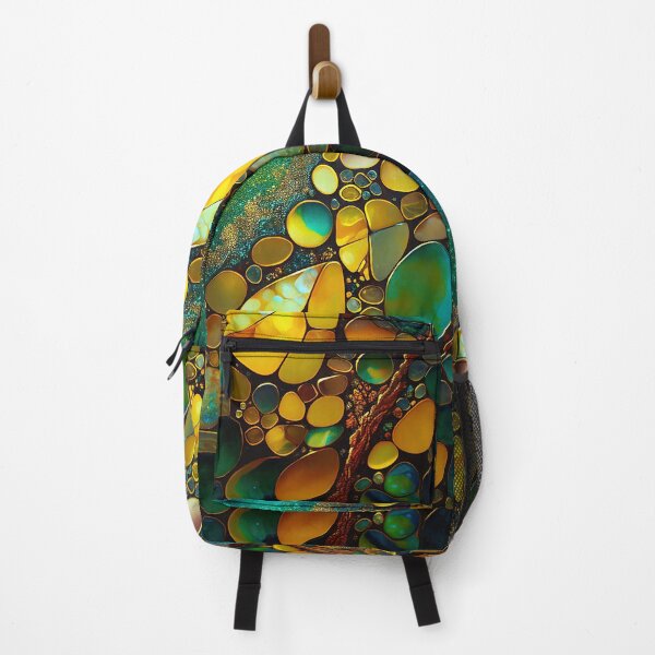 Item preview, Pointillism seaglass golden streams abstract designed and sold by Piotrek0001.