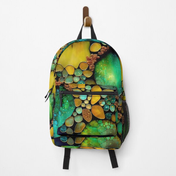 Item preview, Pointillism seaglass golden streams abstract designed and sold by Piotrek0001.