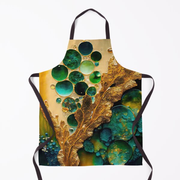 Item preview, Pointillism seaglass golden streams abstract designed and sold by Piotrek0001.