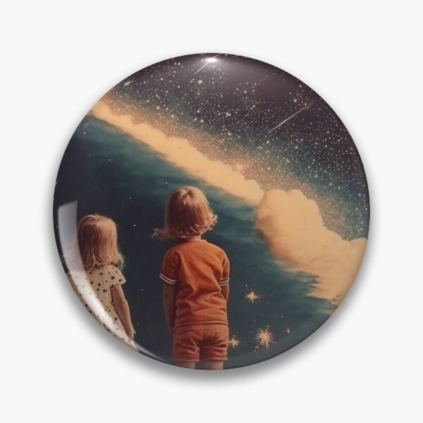 Item preview, Kids on Surrealist Planets, Vintage designed and sold by Synthetic-Dream.