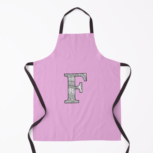 Item preview, F - Initial, monogram. From hand drawn Zentangle doodle design designed and sold by Sideofthehill.