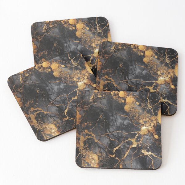 Item preview, Black and gold marble pattern designed and sold by ajo-rb.