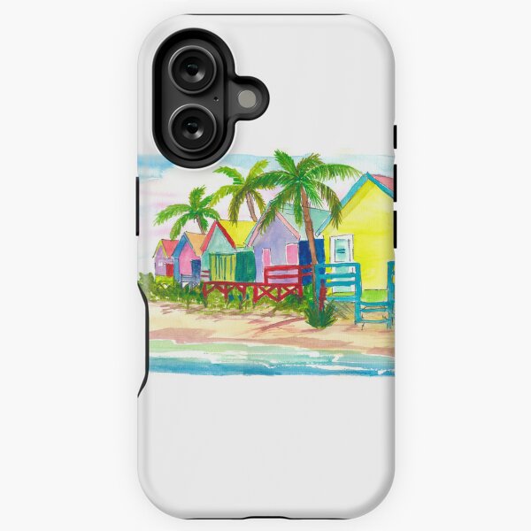 Item preview, Colorful Caribbean Beach Houses for Dream Vacations designed and sold by artshop77.