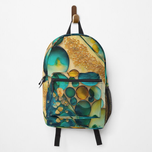 Item preview, Pointillism seaglass golden streams abstract designed and sold by Piotrek0001.