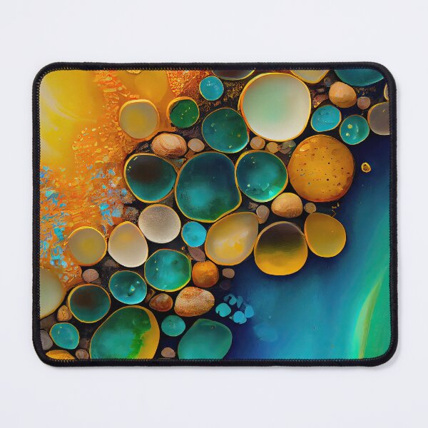 Item preview, Pointillism seaglass golden streams abstract designed and sold by Piotrek0001.