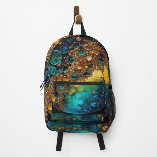 Item preview, Pointillism seaglass golden streams abstract designed and sold by Piotrek0001.