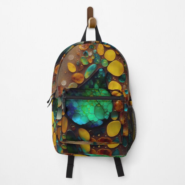 Item preview, Pointillism seaglass golden streams abstract designed and sold by Piotrek0001.