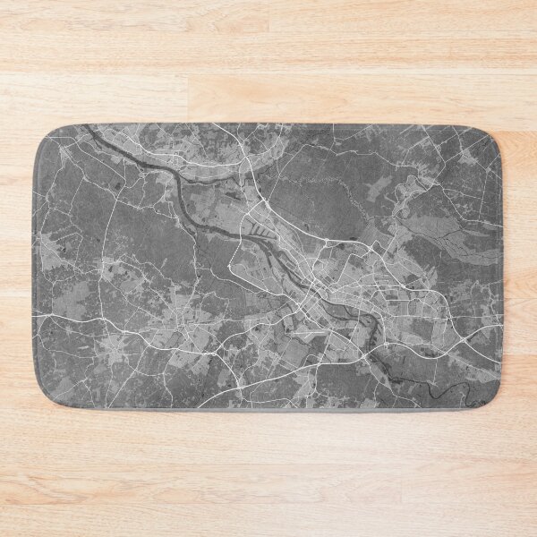 Item preview, Map of Bremen (Germany) in gray vintage style designed and sold by blursbyai.