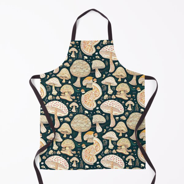 Item preview, whimsical mushroom pattern  designed and sold by mrtom414.