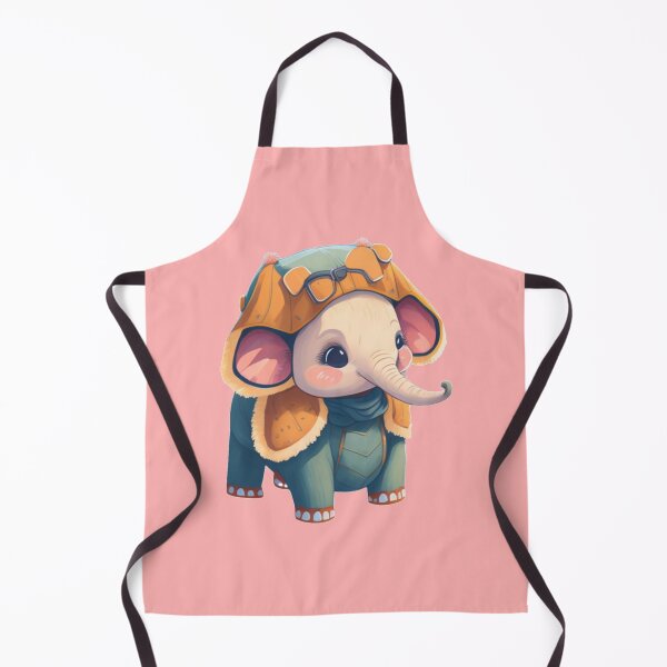 Item preview, Cute Winter Elephant Character in Studio Ghibli Style | 3D Vector Art designed and sold by MediaPOX.