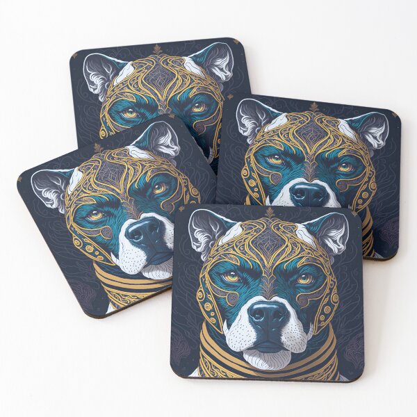 Item preview, Pitbull Wearing Mask designed and sold by artist-mac.