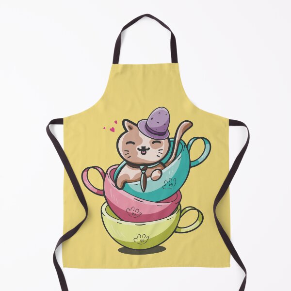Item preview, Cut Cat Tea Time designed and sold by Xatutik.art.
