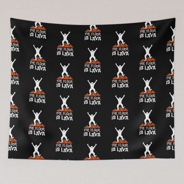 Item preview, THE FLOOR IS LAVA Saul Bass style design designed and sold by w1ckerman.