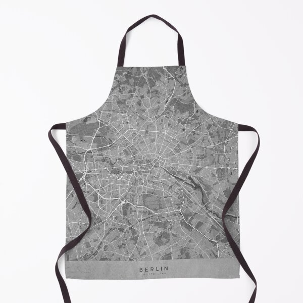 Item preview, Map of Berlin (Germany) in gray vintage style designed and sold by blursbyai.
