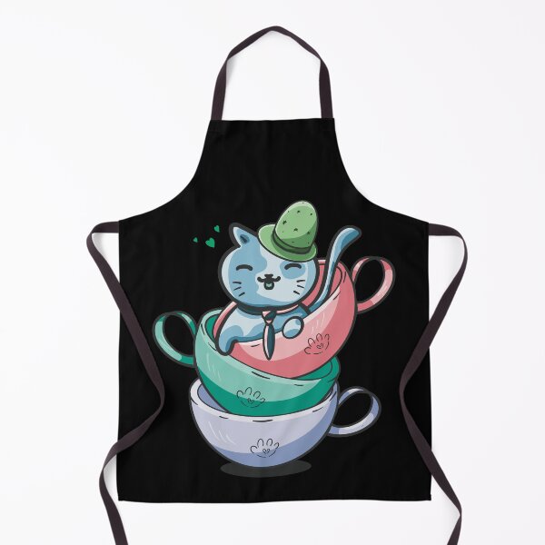 Item preview, Cut Cat Tea Time designed and sold by Xatutik.art.