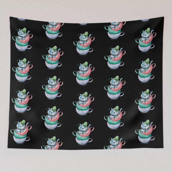 Item preview, Cut Cat Tea Time designed and sold by Xatutik.art.