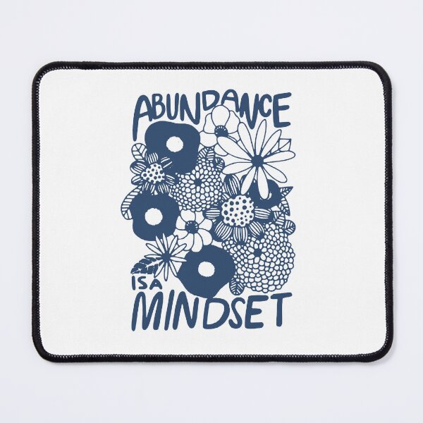 Item preview, Abundance is a Mindset Typography Design for Positive Vibes designed and sold by AbundanceSeed.