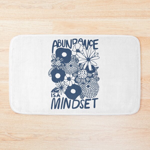 Item preview, Abundance is a Mindset Typography Design for Positive Vibes designed and sold by AbundanceSeed.