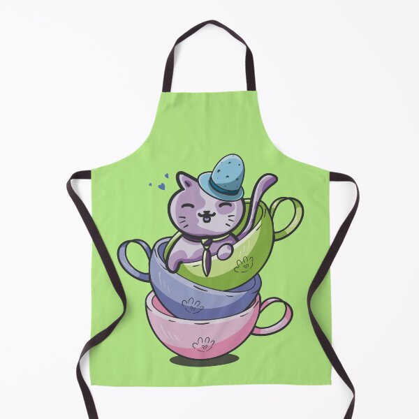 Item preview, Cut Cat Tea Time designed and sold by Xatutik.art.