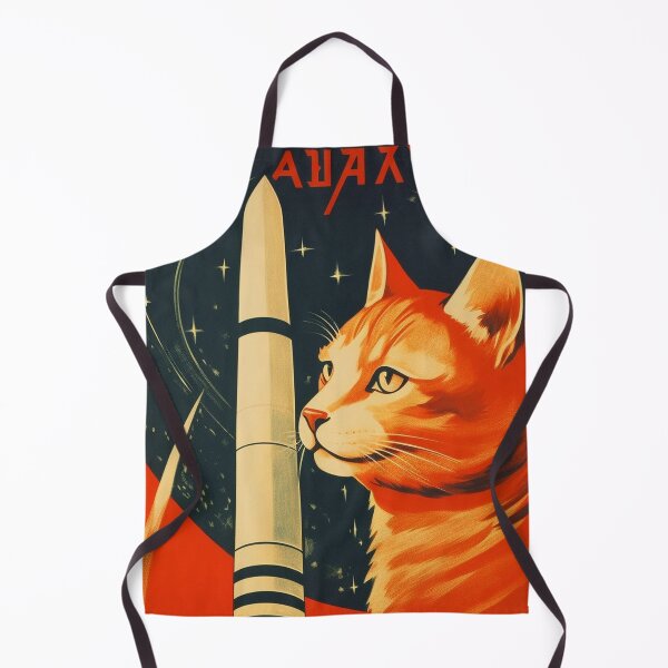 Aperçu de l'œuvre Cat Space Program Propaganda Artwork #1 créée et vendue par ArcStormDesigns.