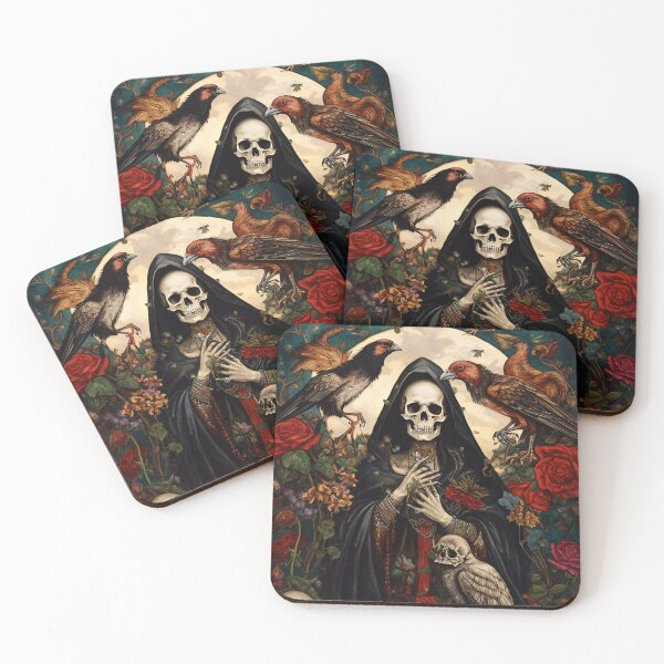 Item preview, Nuestra Señora de la Santa Muerte designed and sold by The-Dark-Art.