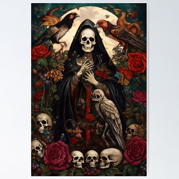 Aperçu de l'œuvre Nuestra Señora de la Santa Muerte créée et vendue par The-Dark-Art.