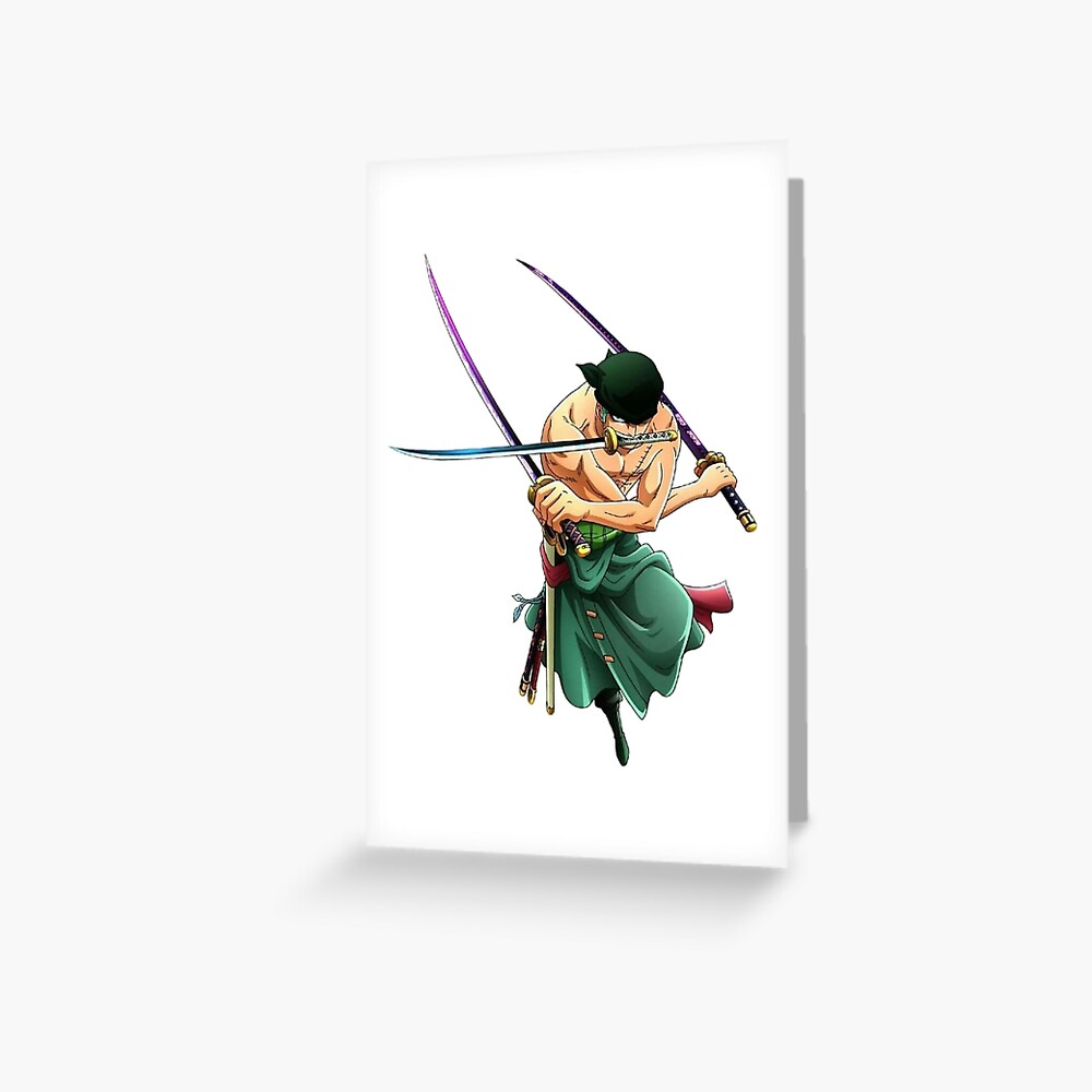 Roronoa Zoro Greeting Card for Sale by MohamedRaniDe