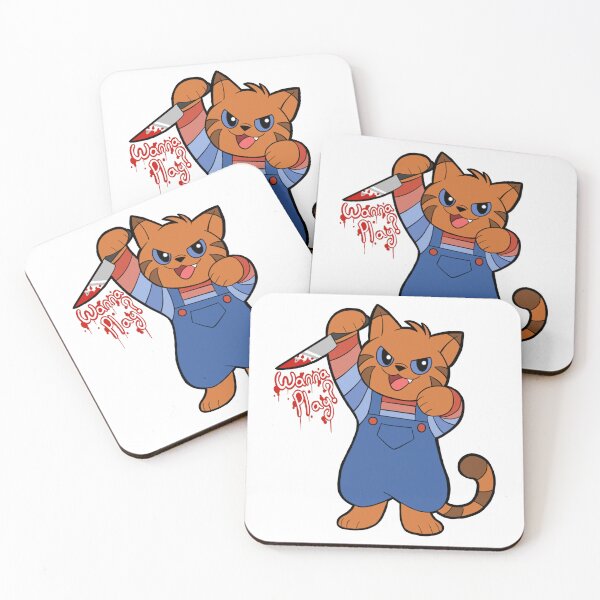 Item preview, Kitty Chucky (w/ Text) designed and sold by TheGryphon.
