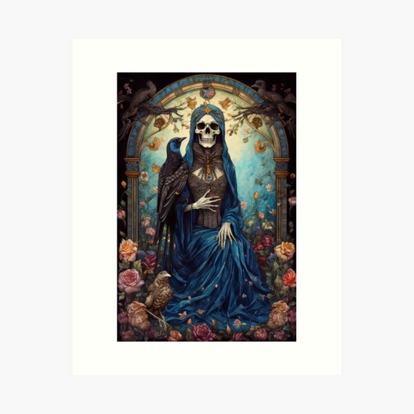 Aperçu de l'œuvre Nuestra Señora de la Santa Muerte créée et vendue par The-Dark-Art.