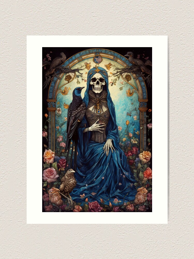 16in × 20in Santa Muerte Canvas painting outlet