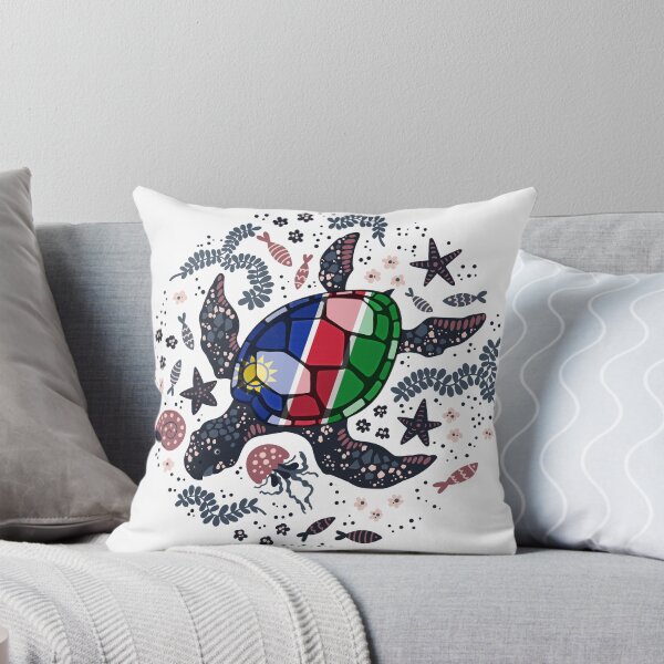 Artikelvorschau, Namibia flag - turtle Flag Of Namibia - Gift For Namibian From Namibia entworfen und verkauft von Fun-World.