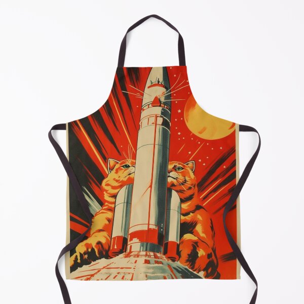 Item preview, Cat Space Program Propaganda Artwork #2 designed and sold by ArcStormDesigns.