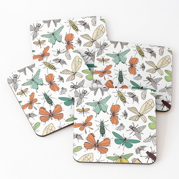 Item preview, Biology Insects Pattern designed and sold by Whimsical-Finds.