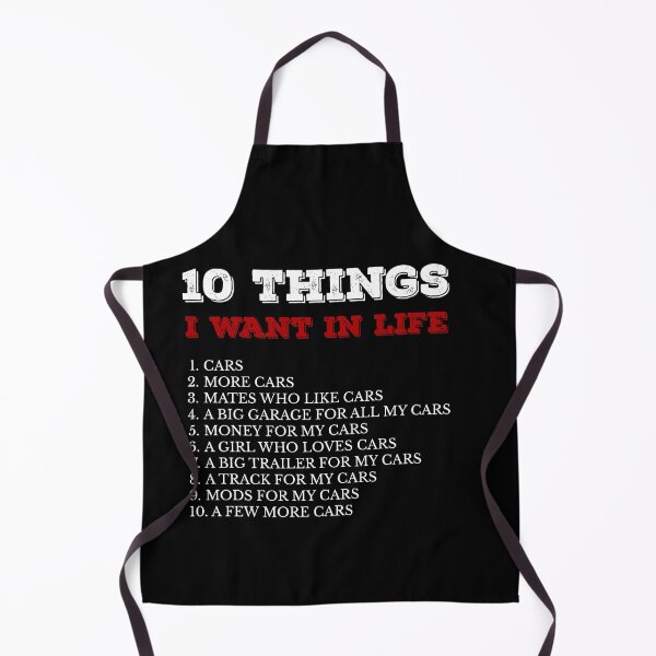 Item preview, 10 Things I Want In My Life Funny Gift For Car Enthusiast designed and sold by Kwoss.