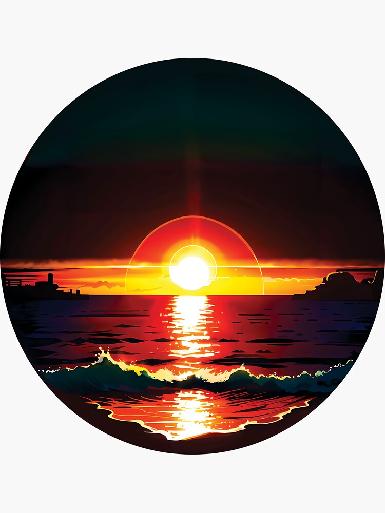 SUNSET WAVES  ULTIMATE STICKER BOOK - The Art Loom