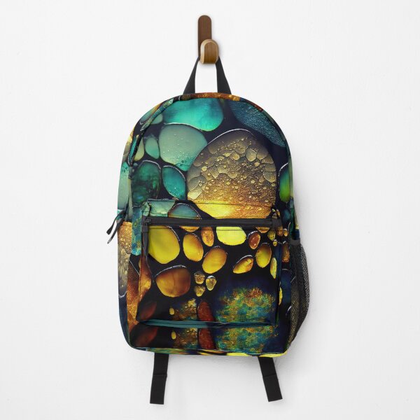 Item preview, Pointillism seaglass golden streams abstract designed and sold by Piotrek0001.