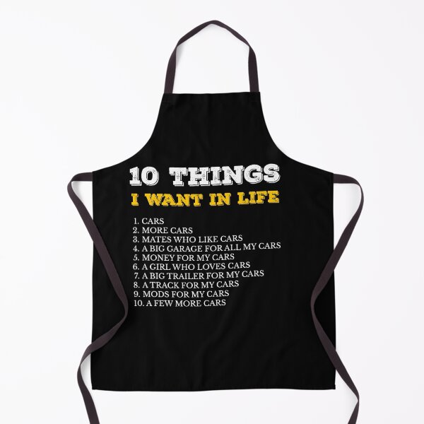 Item preview, 10 Things I Want In My Life Funny Gift For Car Enthusiast designed and sold by Kwoss.