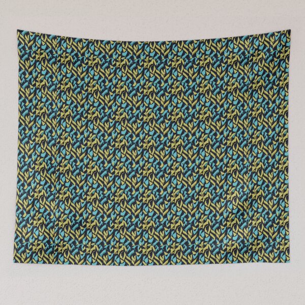 Artikelvorschau, Playful Shapes in Blue and Yellow Design entworfen und verkauft von Cherrywood-Lane.