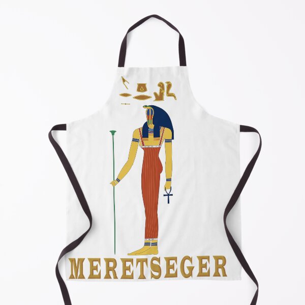 Item preview, MERETSEGER Ancient Egyptian Goddess with Hieroglyphics designed and sold by SWATARA.