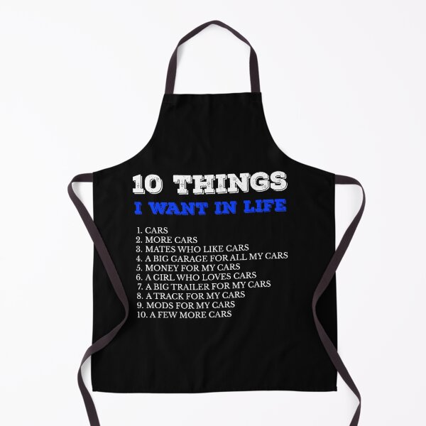 Item preview, 10 Things I Want In My Life Funny Gift For Car Enthusiast designed and sold by Kwoss.