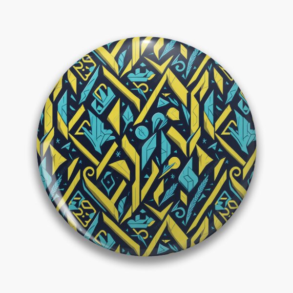 Artikelvorschau, Bold Shapes in Yellow and Blue Design entworfen und verkauft von Cherrywood-Lane.