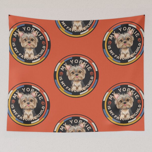 Item preview, My Yorkie Is My Favorite Child - Yorkie Mom - My Yorkie Is My Child -  designed and sold by Luvjesus2.