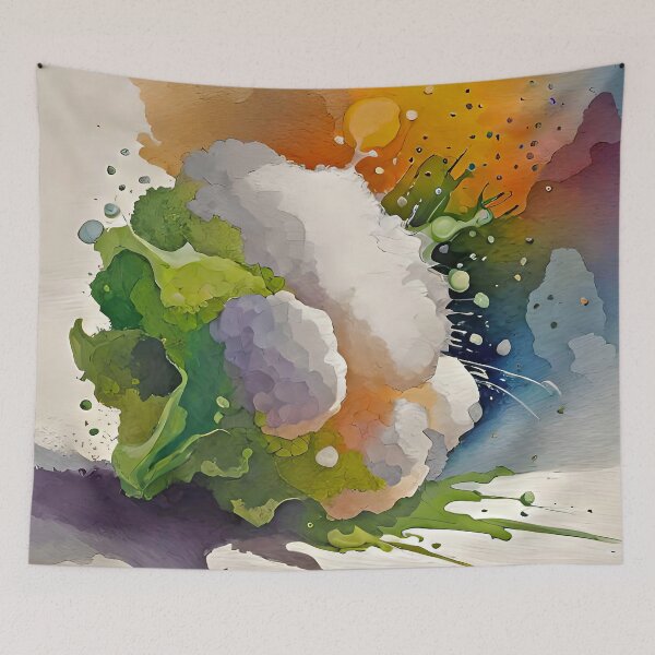 Item preview, Cauliflower Modern Contemporary Artwork designed and sold by davidelder.