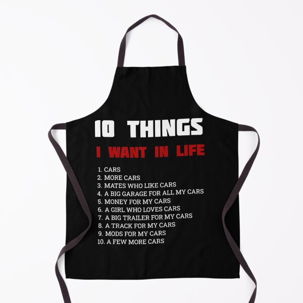 Item preview, 10 Things I Want In My Life Funny Gift For Car Enthusiast designed and sold by Kwoss.