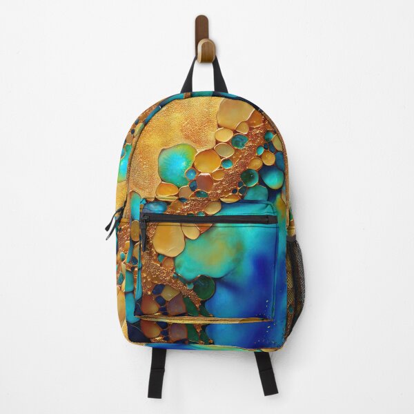Item preview, Pointillism seaglass golden streams abstract designed and sold by Piotrek0001.