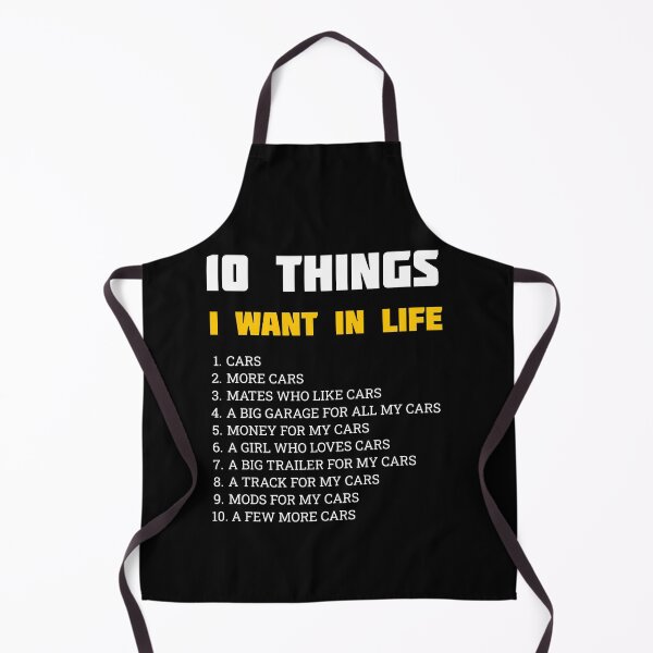 Item preview, 10 Things I Want In My Life Funny Gift For Car Enthusiast designed and sold by Kwoss.